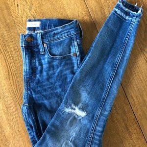 Madewell 9” high-rise skinny jeans 26